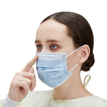 3 Ply Non-Woven Disposable Protective Flat Face Mask